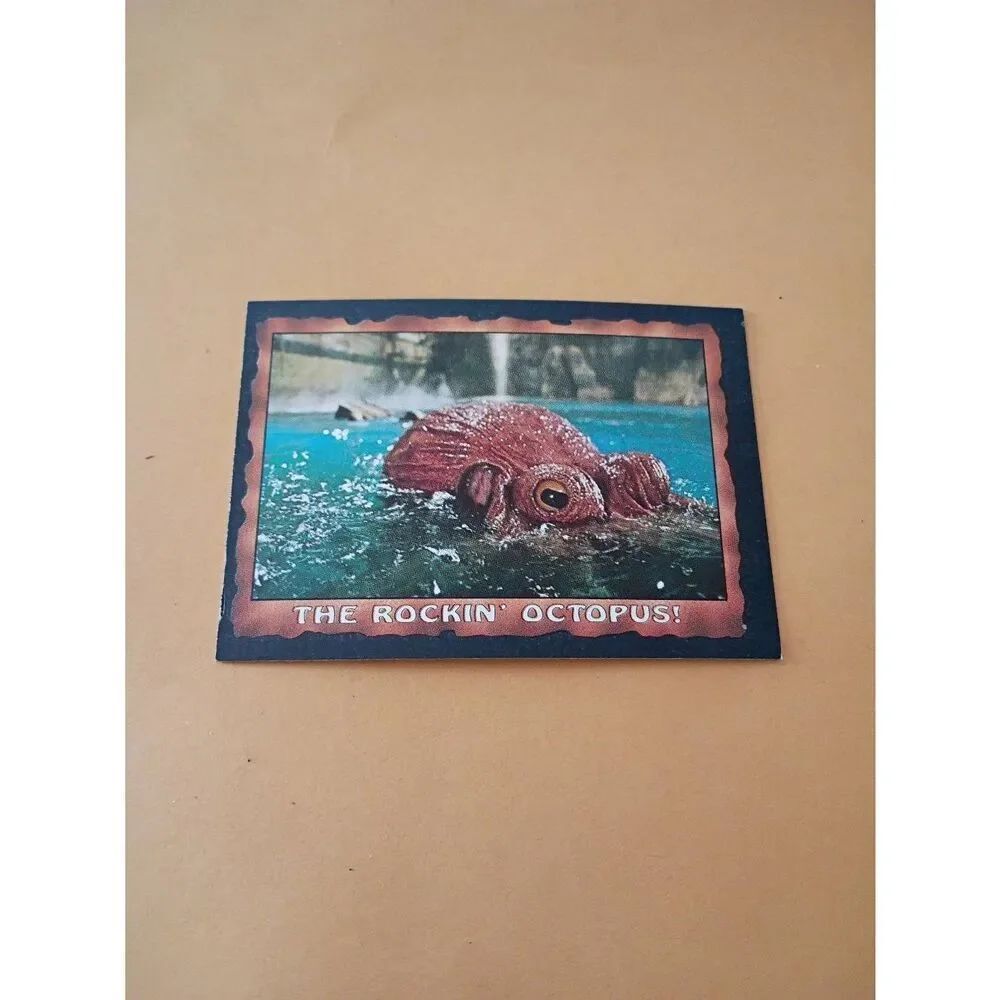 Vintage 1985 Warner Bros Topps Gum Goonies Trading Card #44 Rockin Octopus!